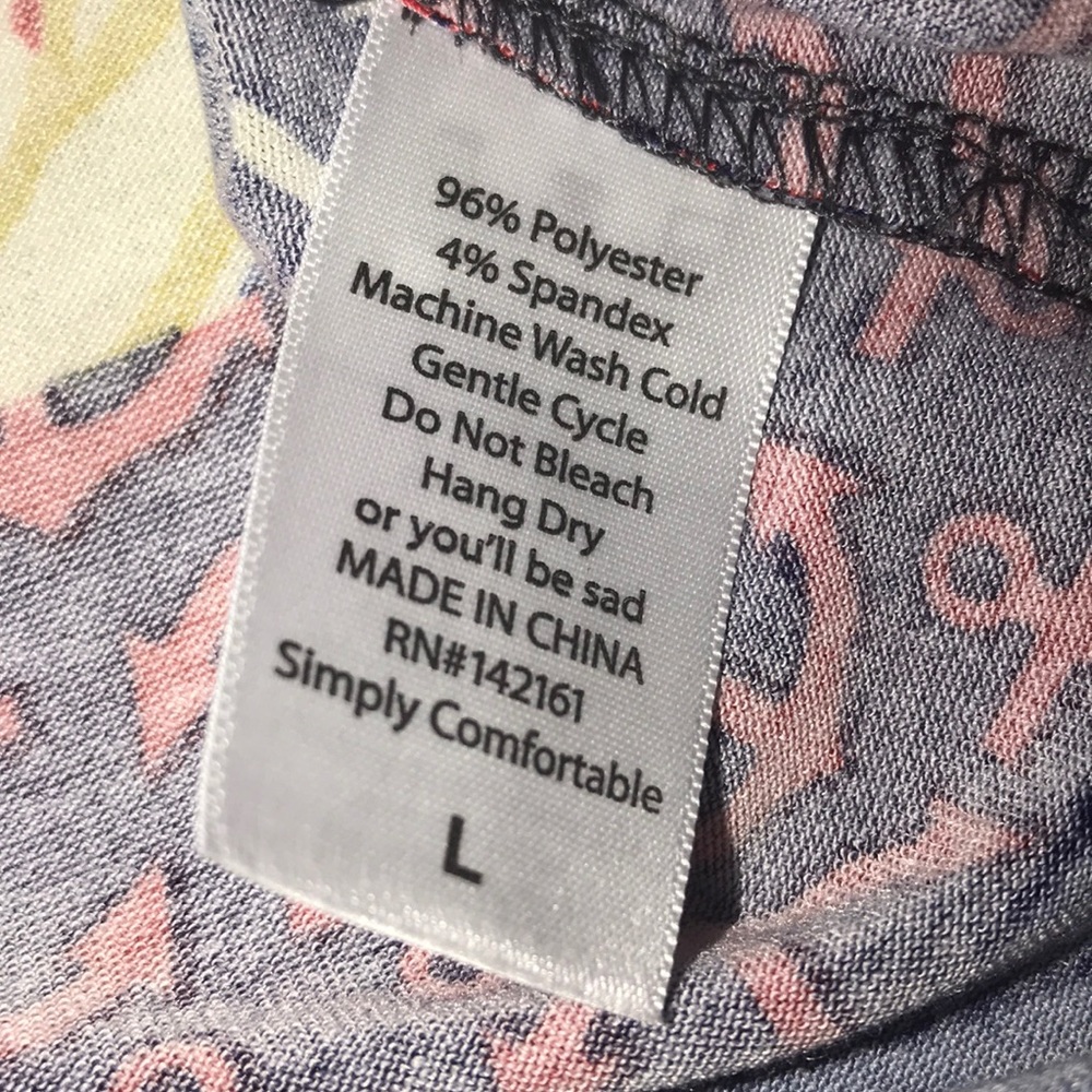 NWOT LuLaRoe Large Randy - Picture 6 of 6
